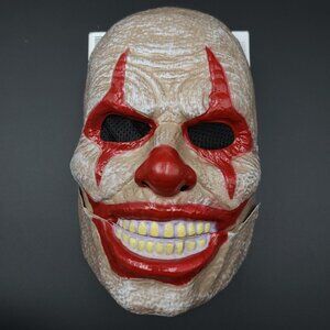 Terrifying Horror Clown - Glowing Scary Halloween Mask , One Size, NWT